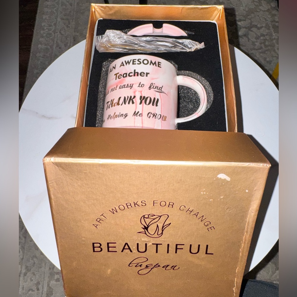 Pink Teacher Mug